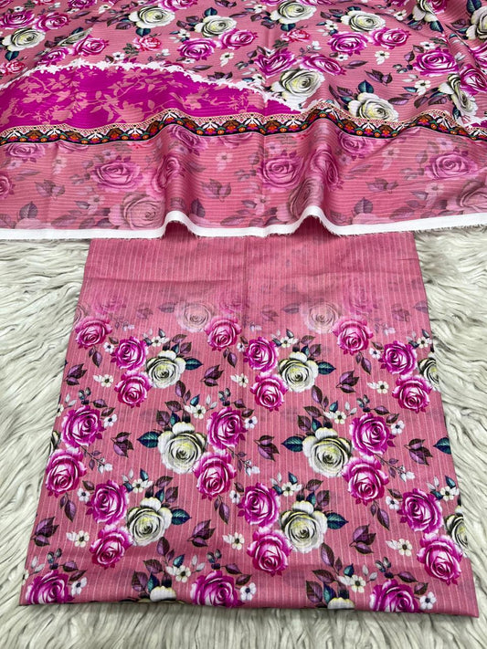 2Pc Sapphire Lawn Bana Dora Kameez & Printed Lawn Duppata Vol-3204