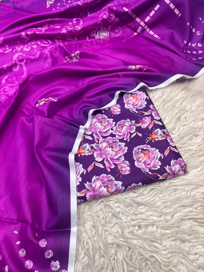 3Pc Same Digital Printed Lawn Suit 15