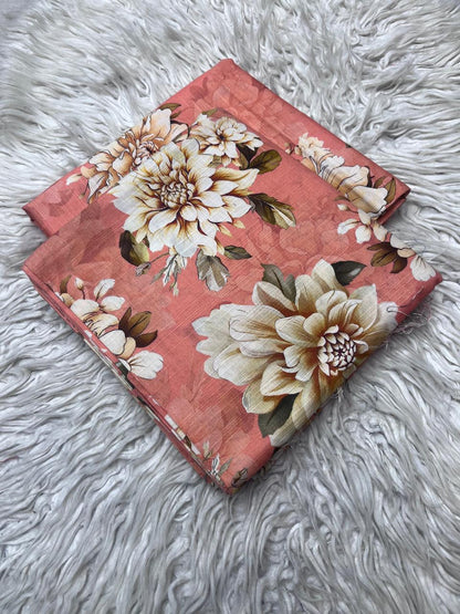 2Pc Slub Khaddar Allover Suit Vol-0086