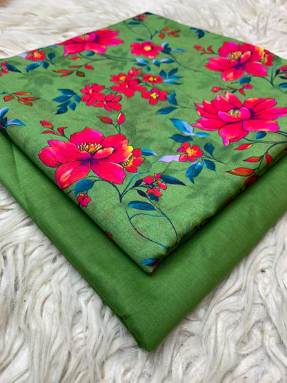 2Pc Printed Lawn Unstitched Suit 15