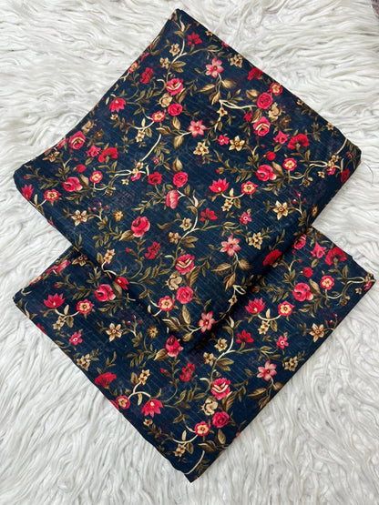 2Pc Lawn Bana Dora Suit Vol-0172