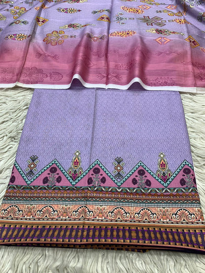 2Pc Lawn Kameez & Dupatta Printed Suit Vol-620
