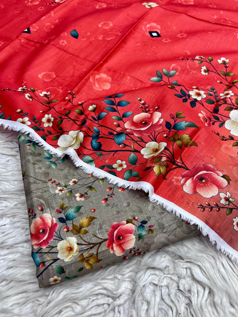 3Pc Crystal Khaddar Allover Digital Printed Vol-0131