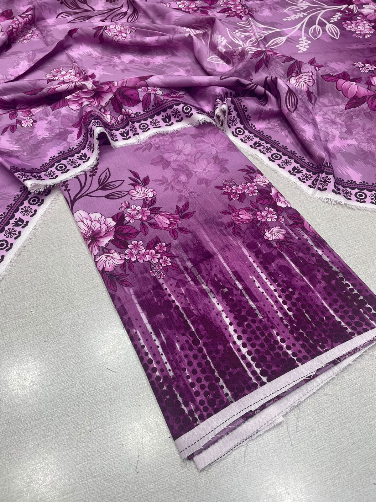 2Pc Karandi Kameez & Dupatta Unstitched Suit 66