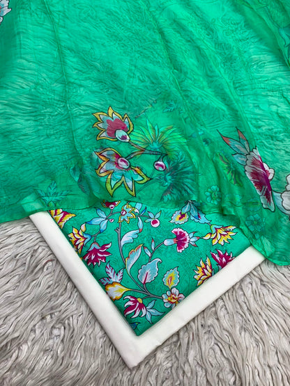 90x88 3Pc Premium Lawn Suit Vol-0020