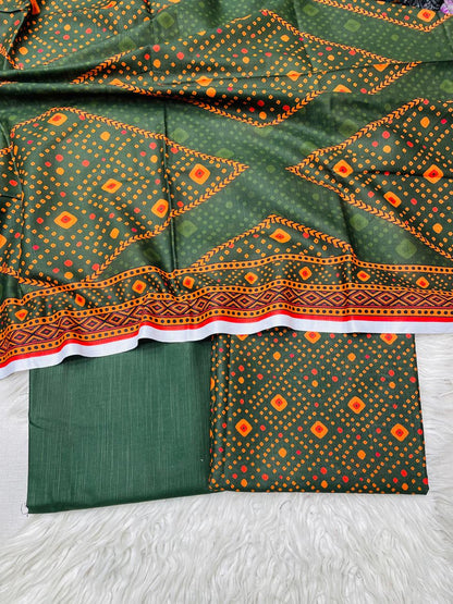 3 PC Slub Khaddar Suit Vol-0103