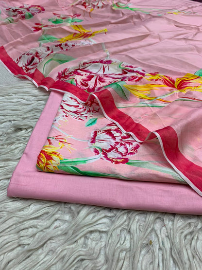 90x88 3Pc Premium Lawn Suit Vol-005