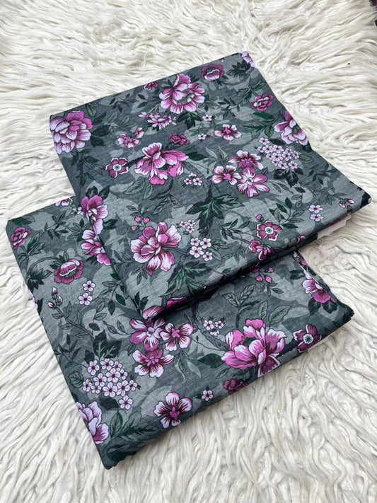 2Pc Lawn Bana Dora Suit Vol-0172