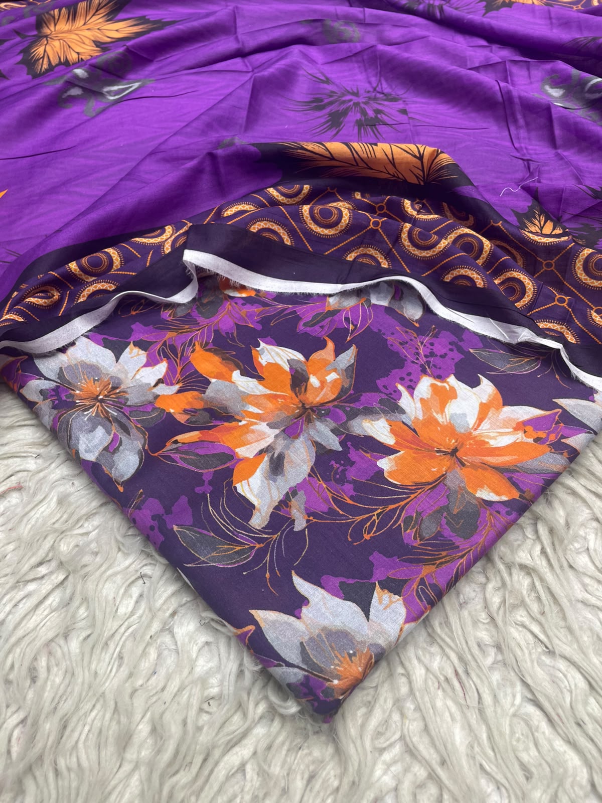 3Pc Same Digital Printed Lawn Suit 15
