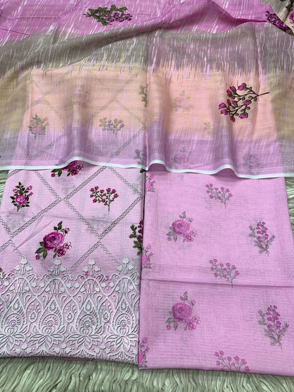 2Pc Lawn Bana Dora Kameez & Duppata Vol-3207