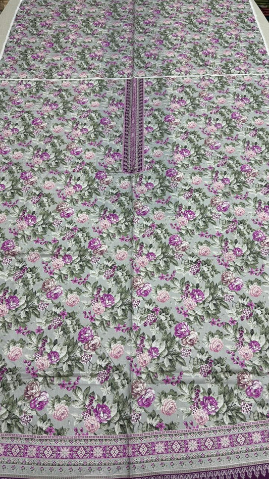 1Pc Lawn Single Printed Shirt - D306