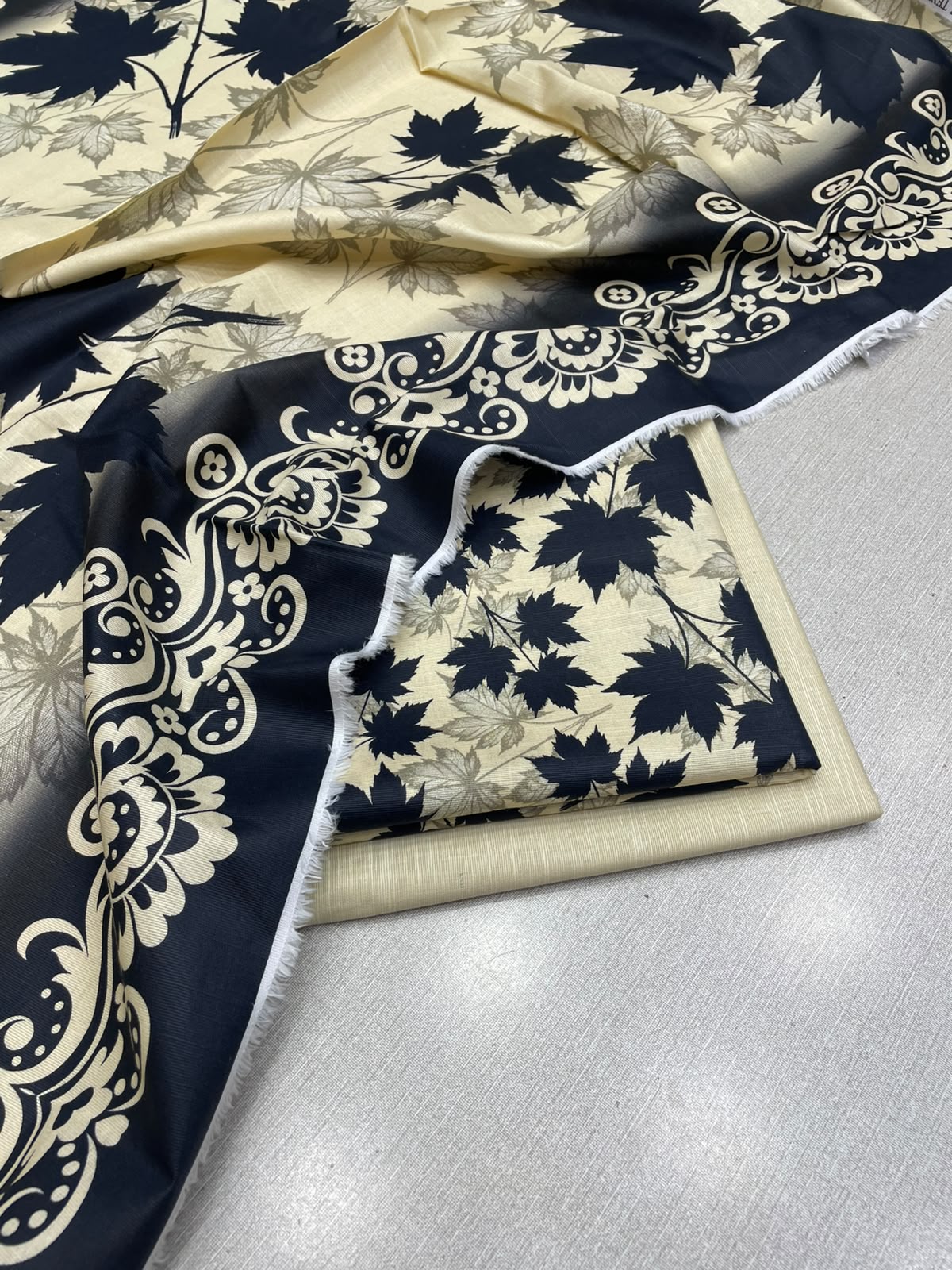 3Pc Slub Khaddar Unstitched Suit 25