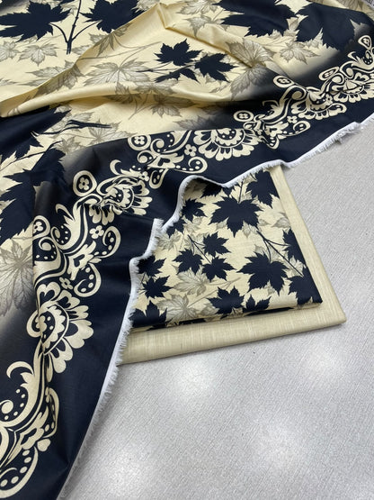 3Pc Slub Khaddar Unstitched Suit 25
