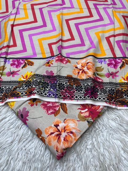 3PC KARANDI ALLOVER UNSTITCHED SUIT VOL-6159