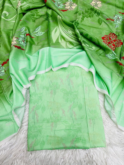 2 PC LINEN BANA DORA AL KARAM KAMEEZ & DUPATTA VOL-3169