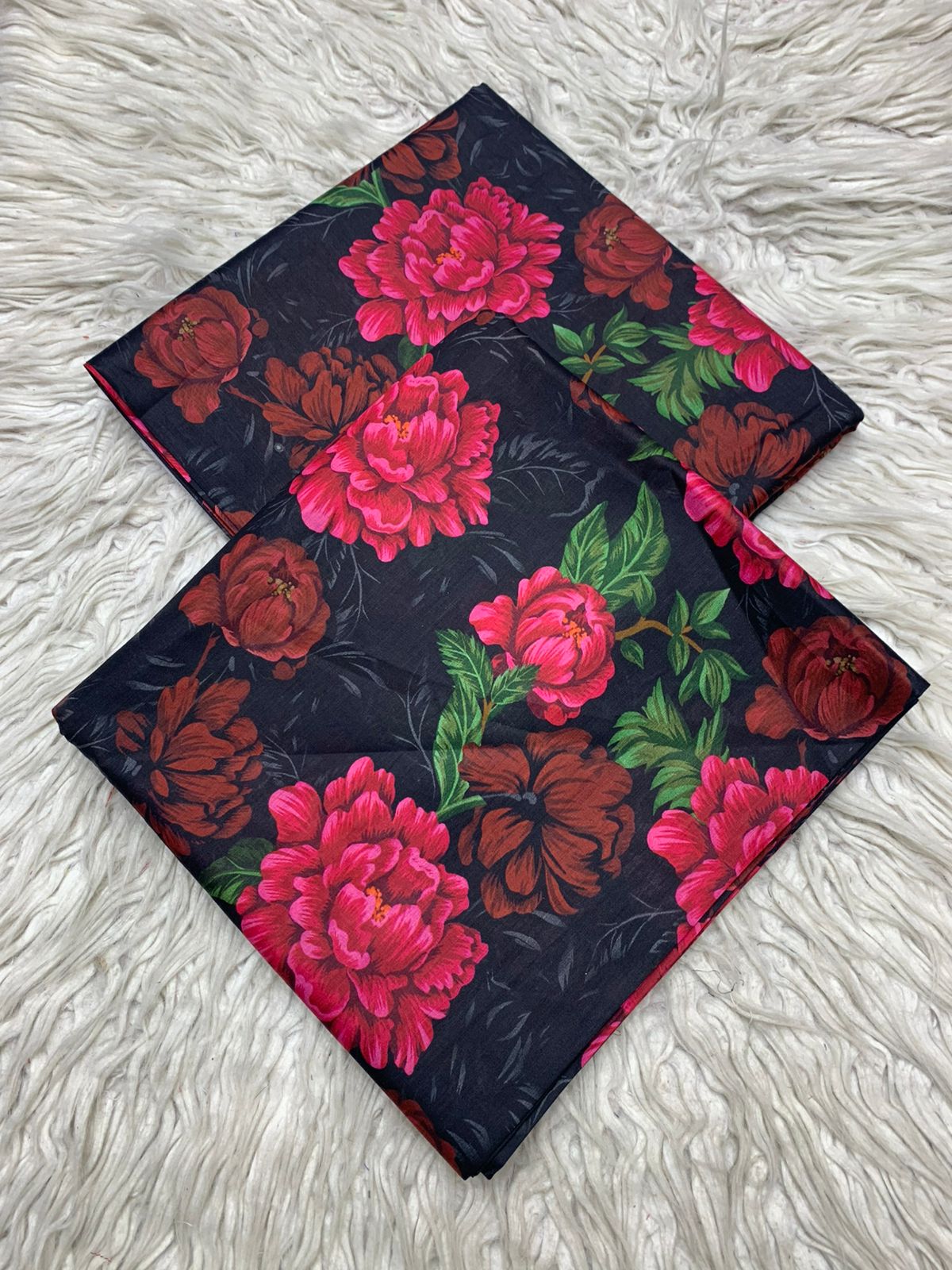 Bin Saeed 2Pc Lawn Digital Printed Unstitched Suit Vol-0163