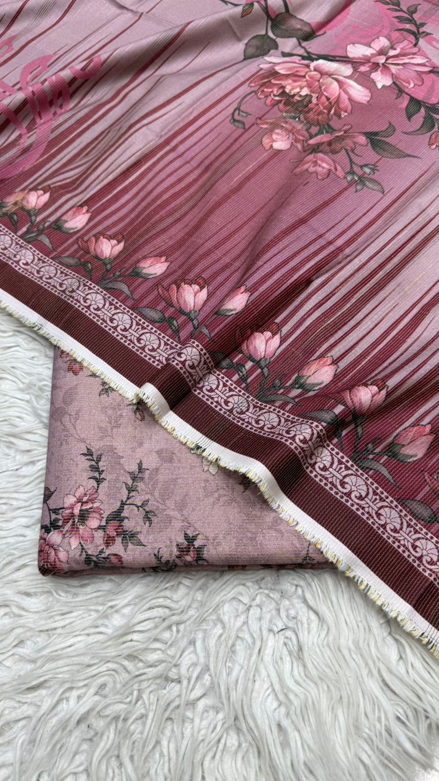 3Pc Chamki Khaddar Unstitched Suit Vol-0132