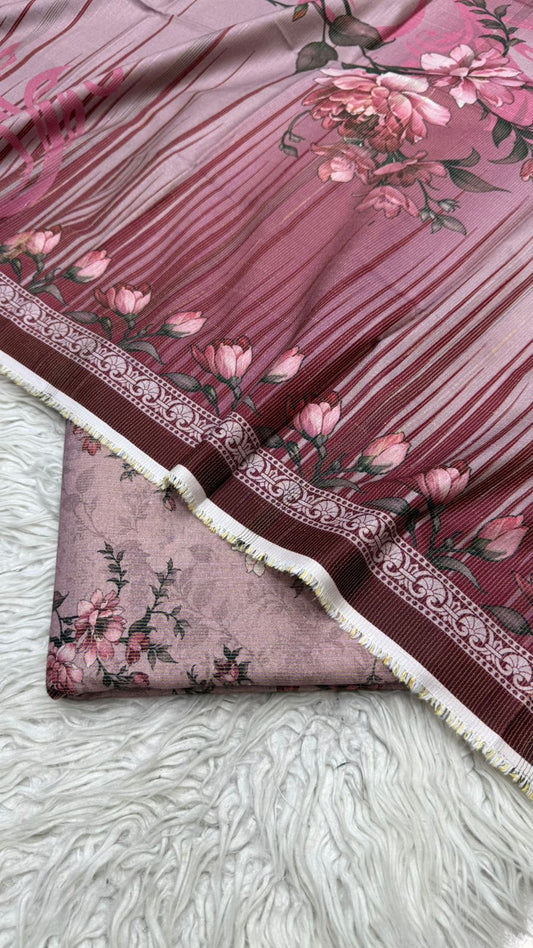 3Pc Chamki Khaddar Unstitched Suit Vol-0132