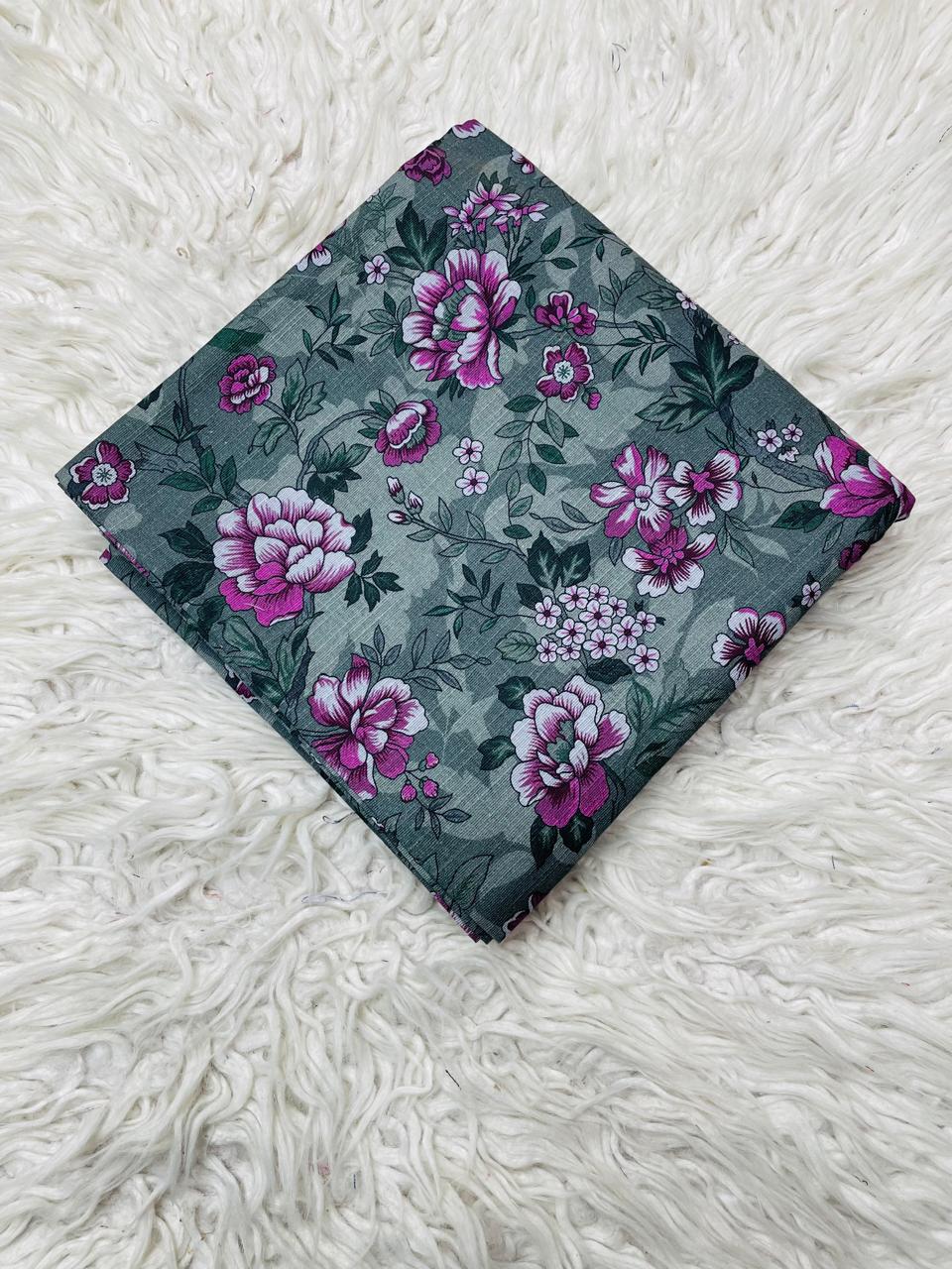 2 PC Slub Khaddar Allover Unstitched Suit Vol-0120