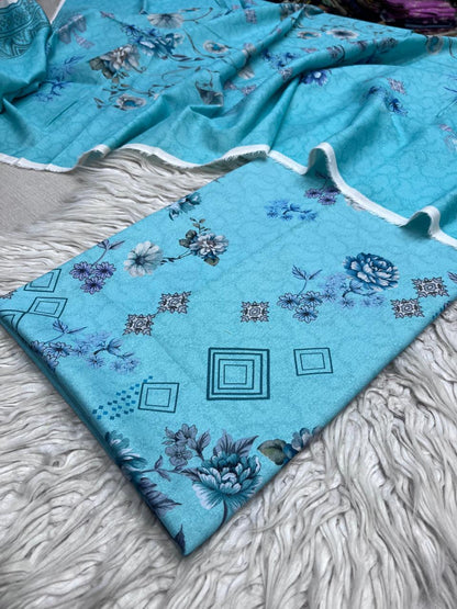 2Pc Karandi Kameez & Duppata Printed Vol-427