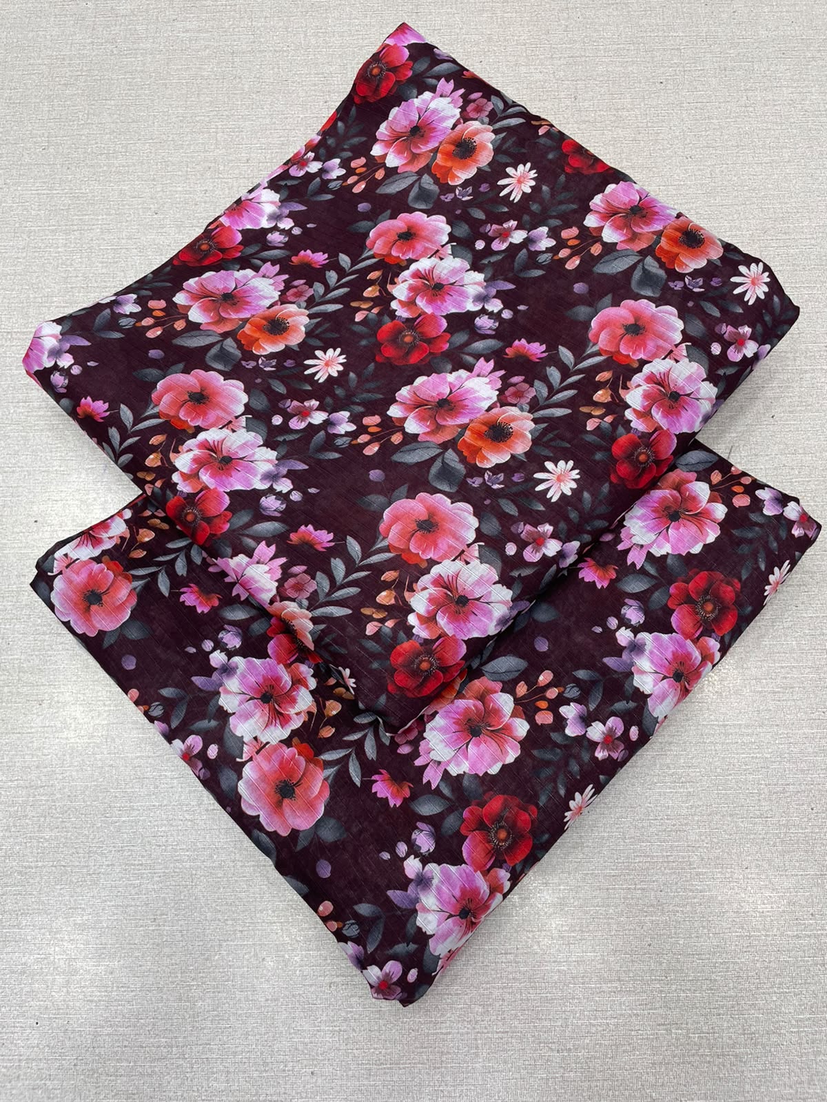 2Pc Bana Doria Lawn Unstitched Suit 552