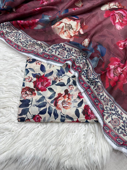 90x88 2Pc Kameez & Dupatta - #810