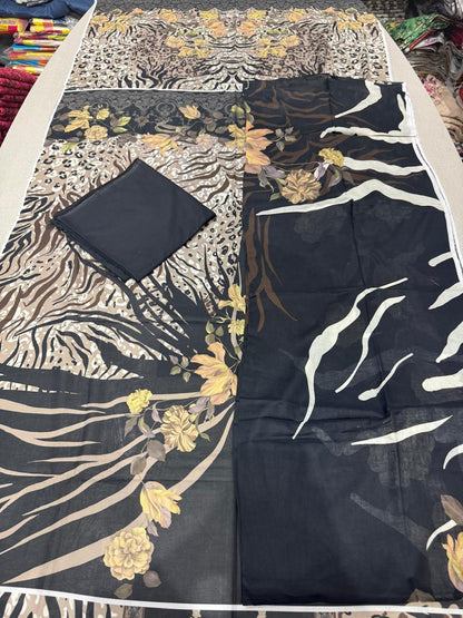 Firdous - Printed - Lawn - 3pc - D162