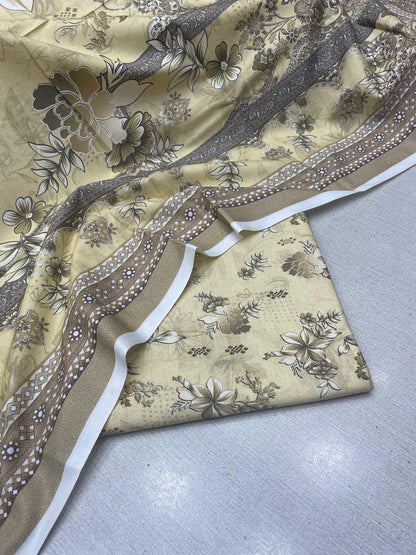 2Pc Dhanak Kameez & Dupatta Unstitched Suit 71
