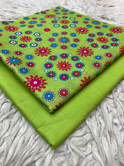 2Pc Printed Lawn Unstitched Suit 15
