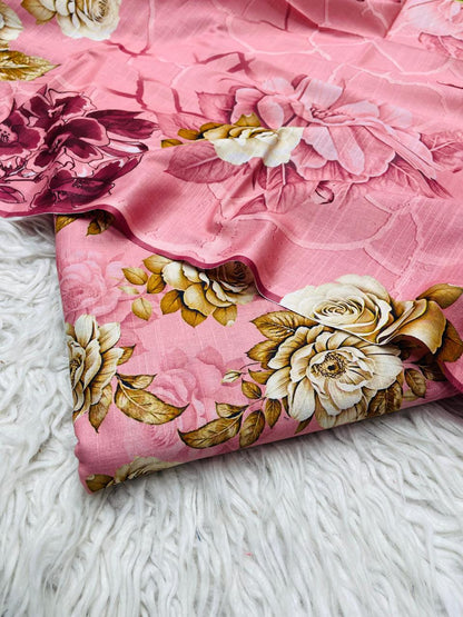 3 PC Slub Khaddar Allover Unstitched Suit Vol-0120