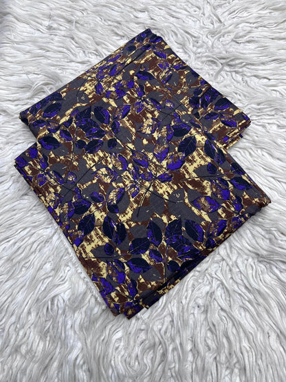 2Pc Bana Dora Linen Allover Suit Vol-401