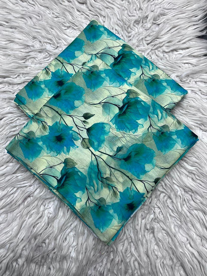 2PC Lawn Allover Digital Printed Unstitched Suit Vol-457