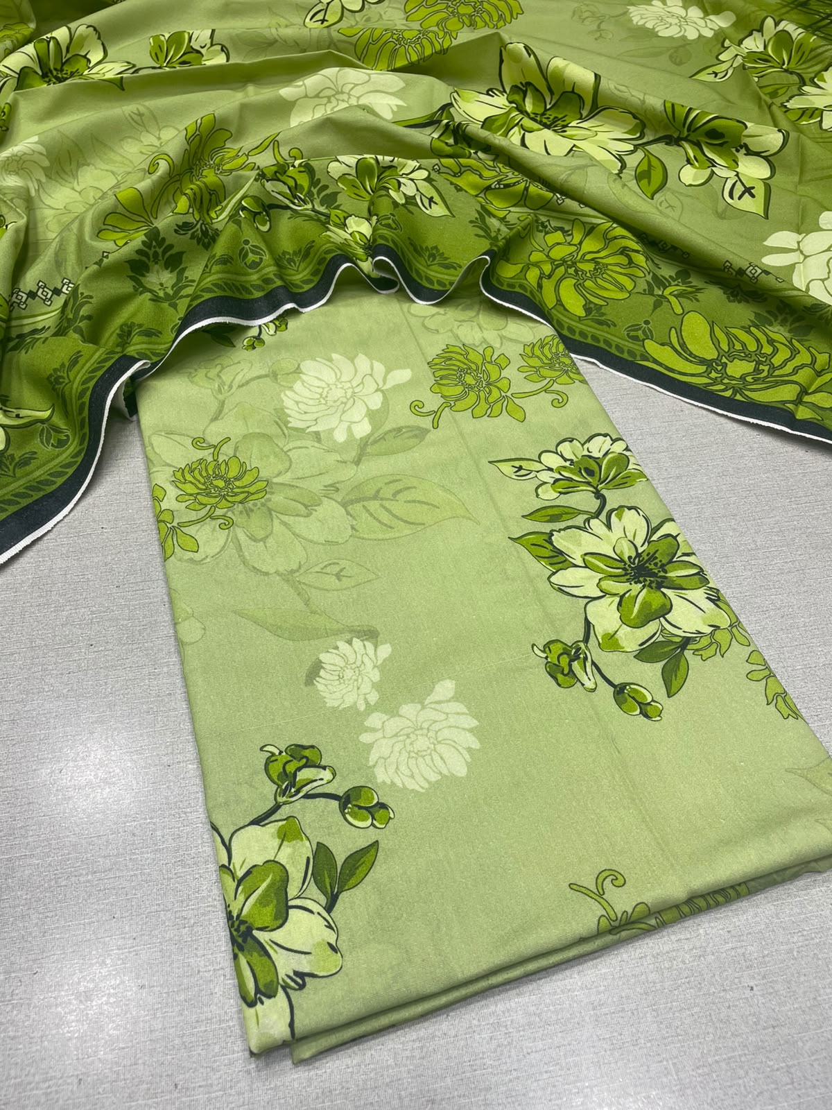 2Pc Karandi Kameez & Dupatta Unstitched Suit 66