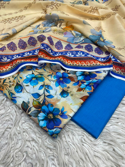 3Pc Zobia Lawn Unstitched Suit 29