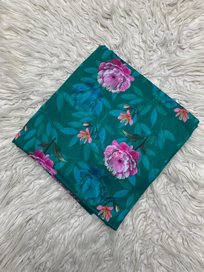 2Pc Supima Cross Slub Lawn Suit  Vol-05