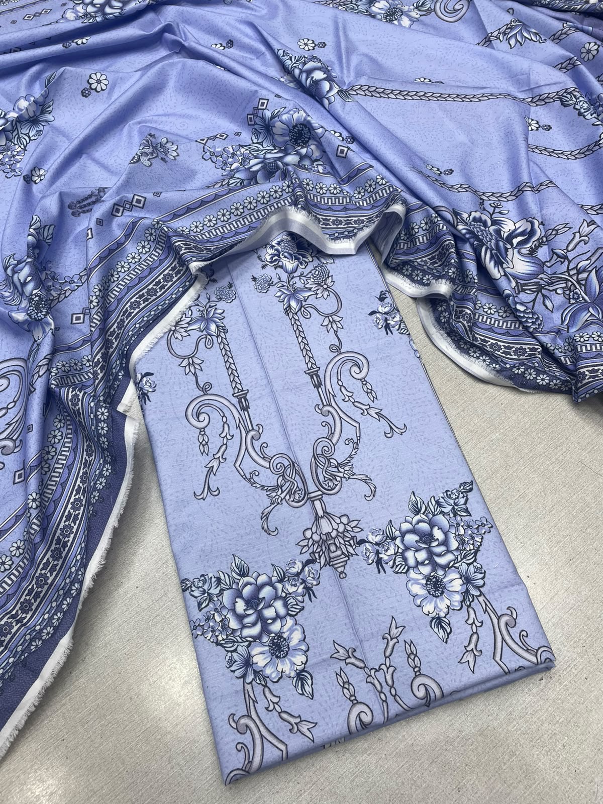 2Pc Dhanak Kameez & Dupatta Unstitched 73