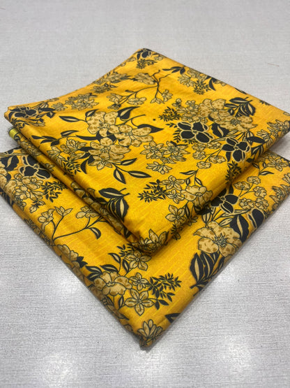 2Pc Staple Same Printed Unstitched Suit 296