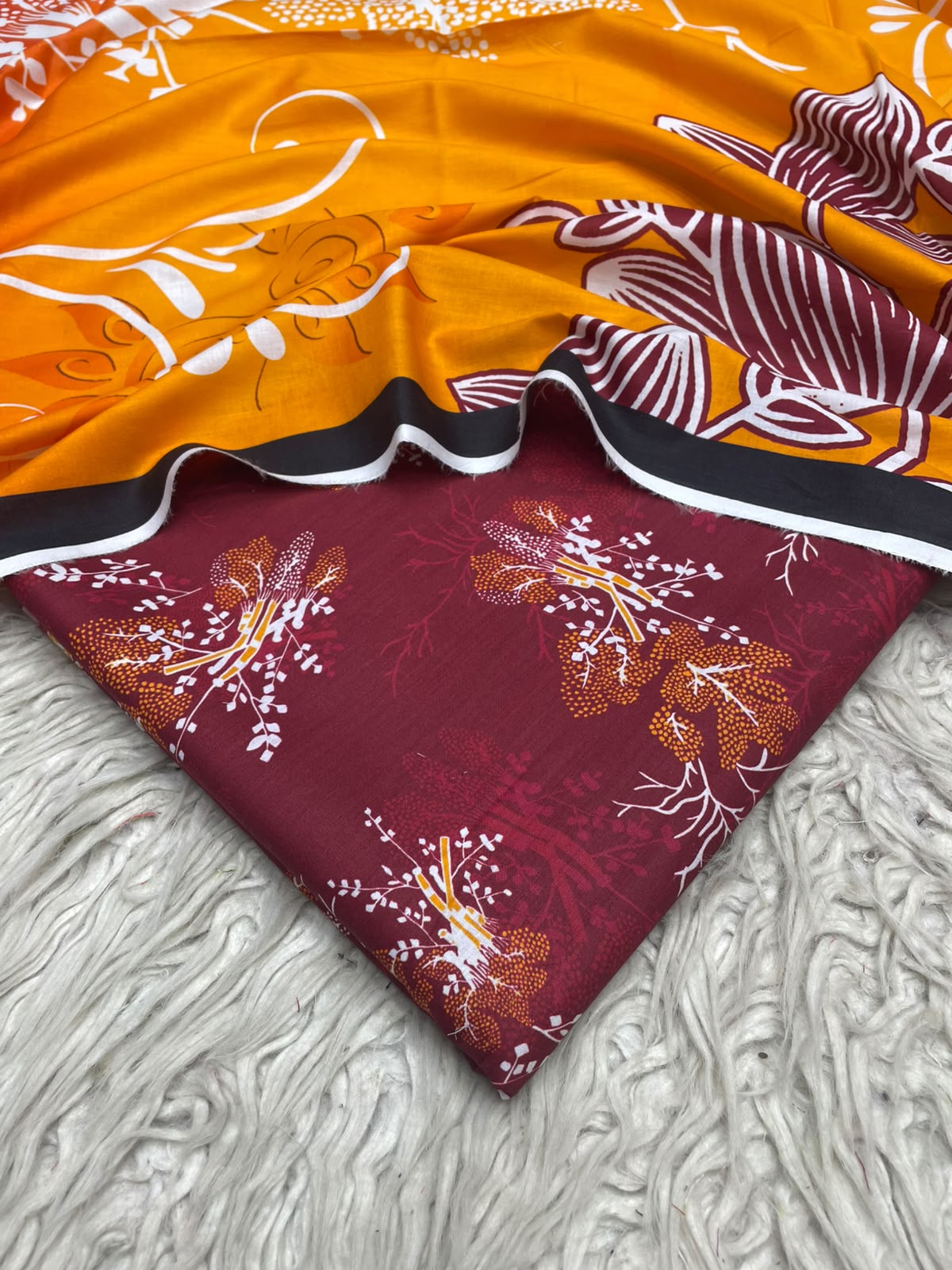 3Pc Same Digital Printed Lawn Suit 487