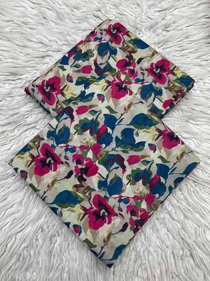 2Pc Silvary Lawn Digital Printed Suit 495