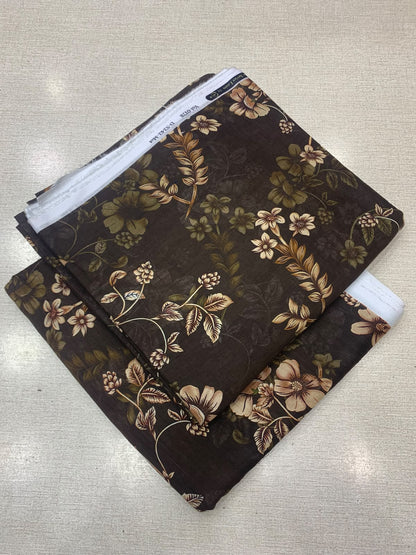 2Pc Same Printed Lawn Unstitched Suit 5242