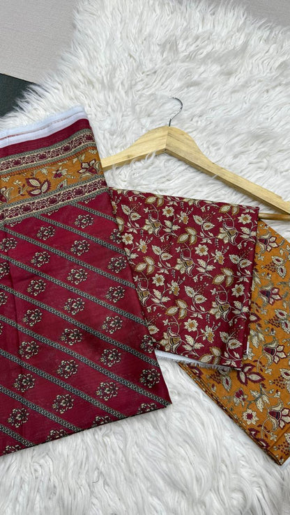 3 Peice Supima Lawn - #40502