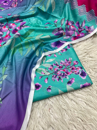 3Pc Same Digital Printed Lawn Suit 489