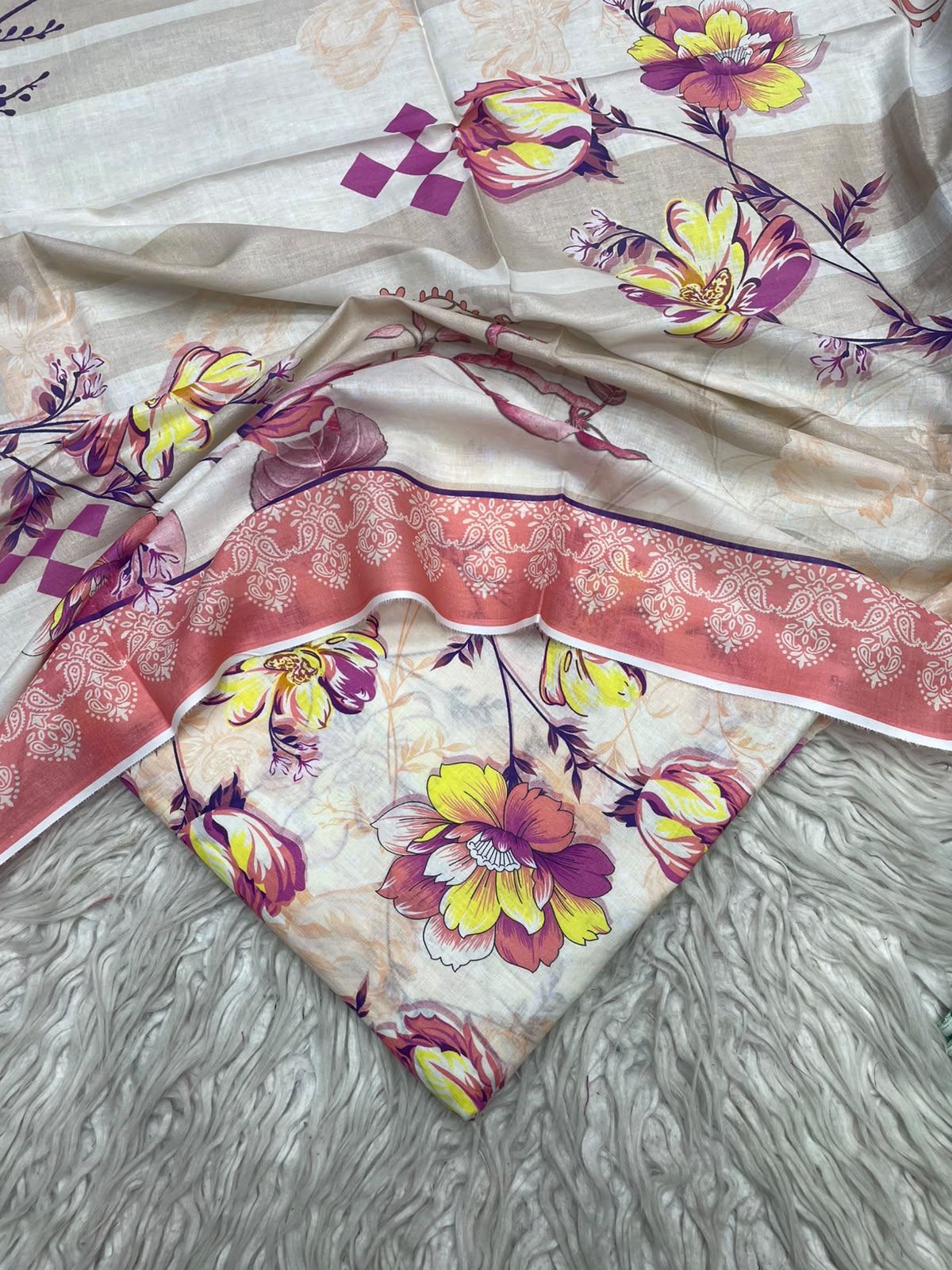 3Pc Same Digital Printed Lawn Suit 103