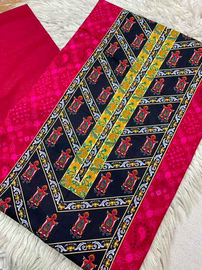 2Pc Bin Noor Fab Print Lawn Suit Vol-66