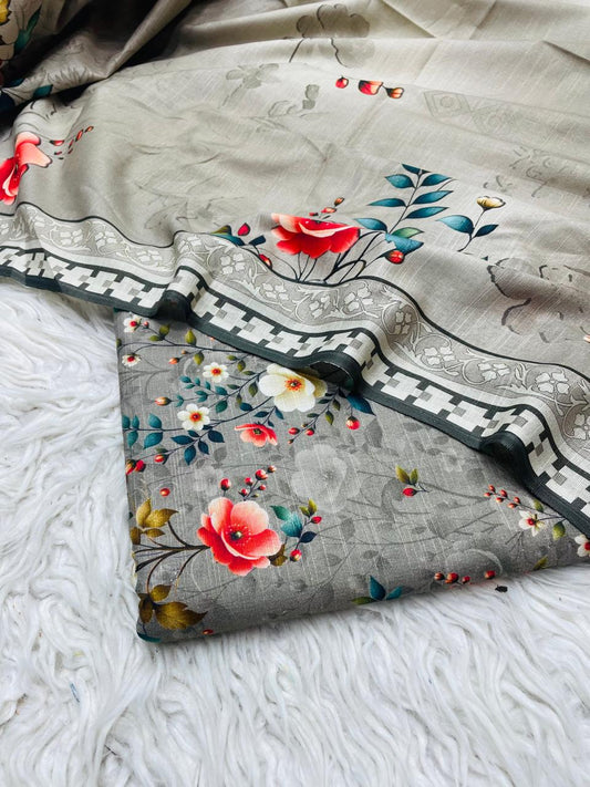 3 PC Slub Khaddar Allover Unstitched Suit Vol-0120