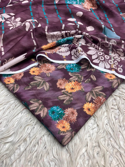 3Pc Same Digital Printed Lawn Suit 15