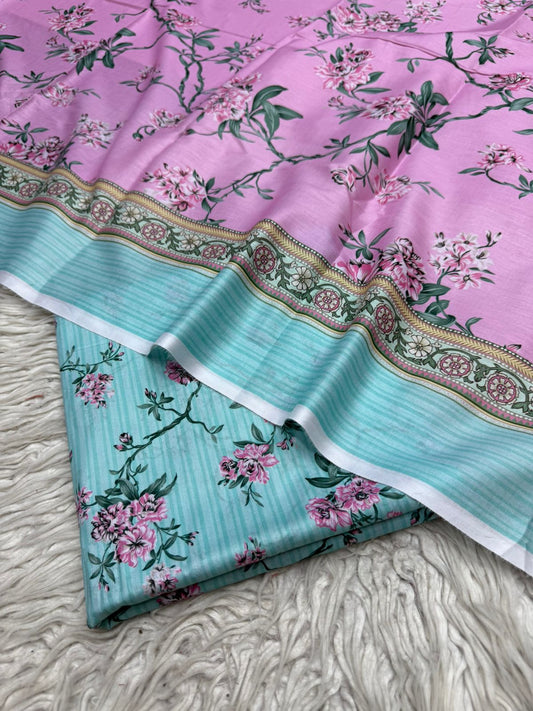 3Pc Lawn Allover Digital Printed Unstitched Suit Vol-6189