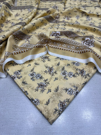 2Pc Staple Kameez & Dupatta Unstitched 62