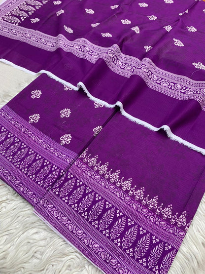 2Pc Sapphire Lawn Kameez & Duppata 3204