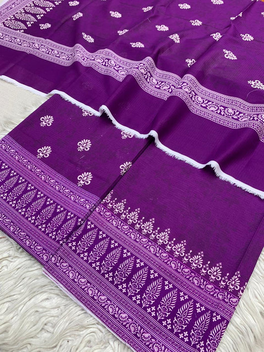 2Pc Sapphire Lawn Kameez & Duppata 3204
